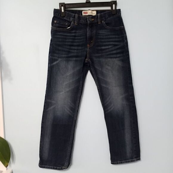 Levi's 541 Athletic Fit Jeans W27x L27 Dark Acid Wash Navy Blue - Picture 8 of 11